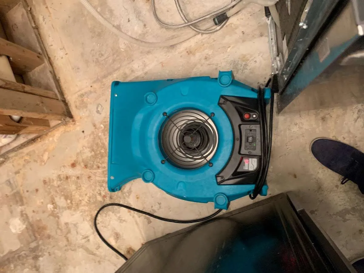 Air mover drying equipment for Mold Remediation & Removal in North Oaks